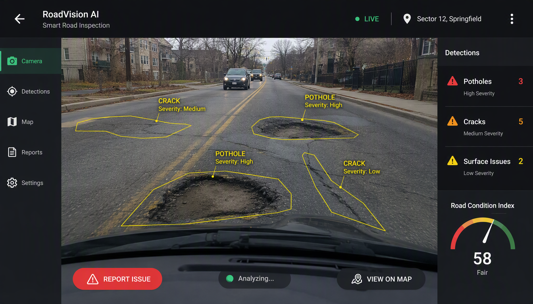 Potholes Detection